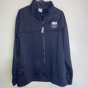 USA Olympic Committee Full Zip fleece Jacket